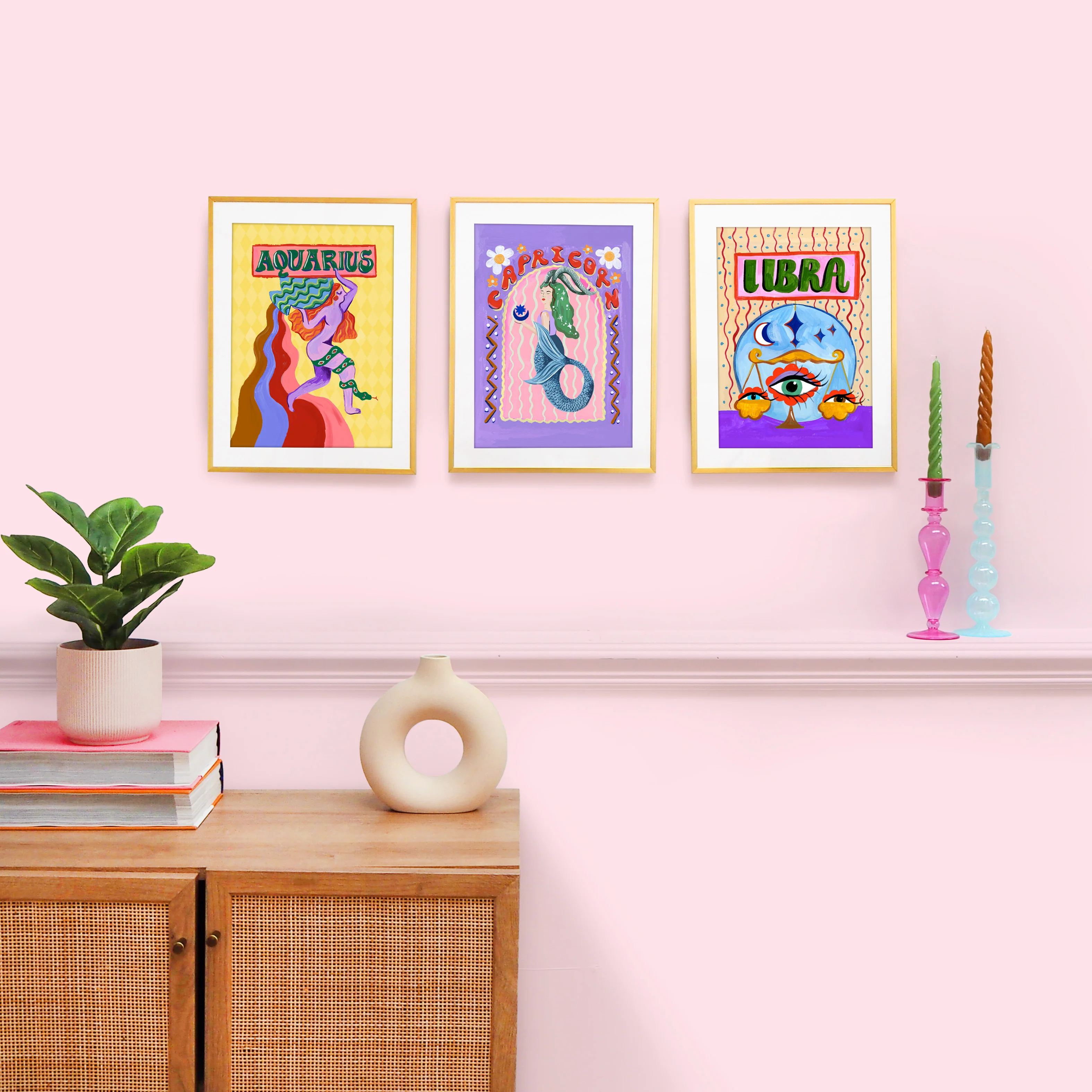 Aquarius Zodiac Print - Image 3