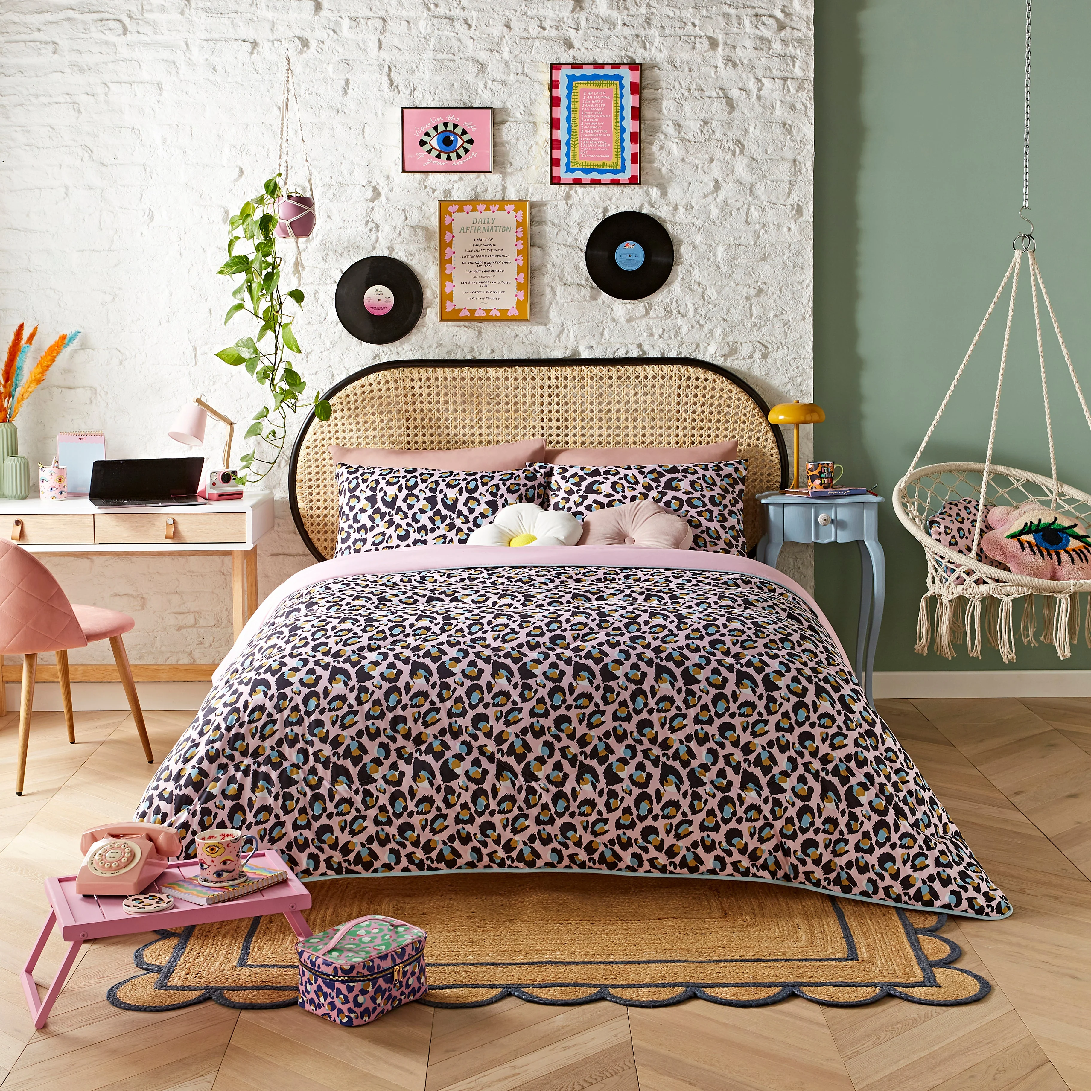 Eleanor Bowmer x Night Lark® Leopard Coverless Duvet Set