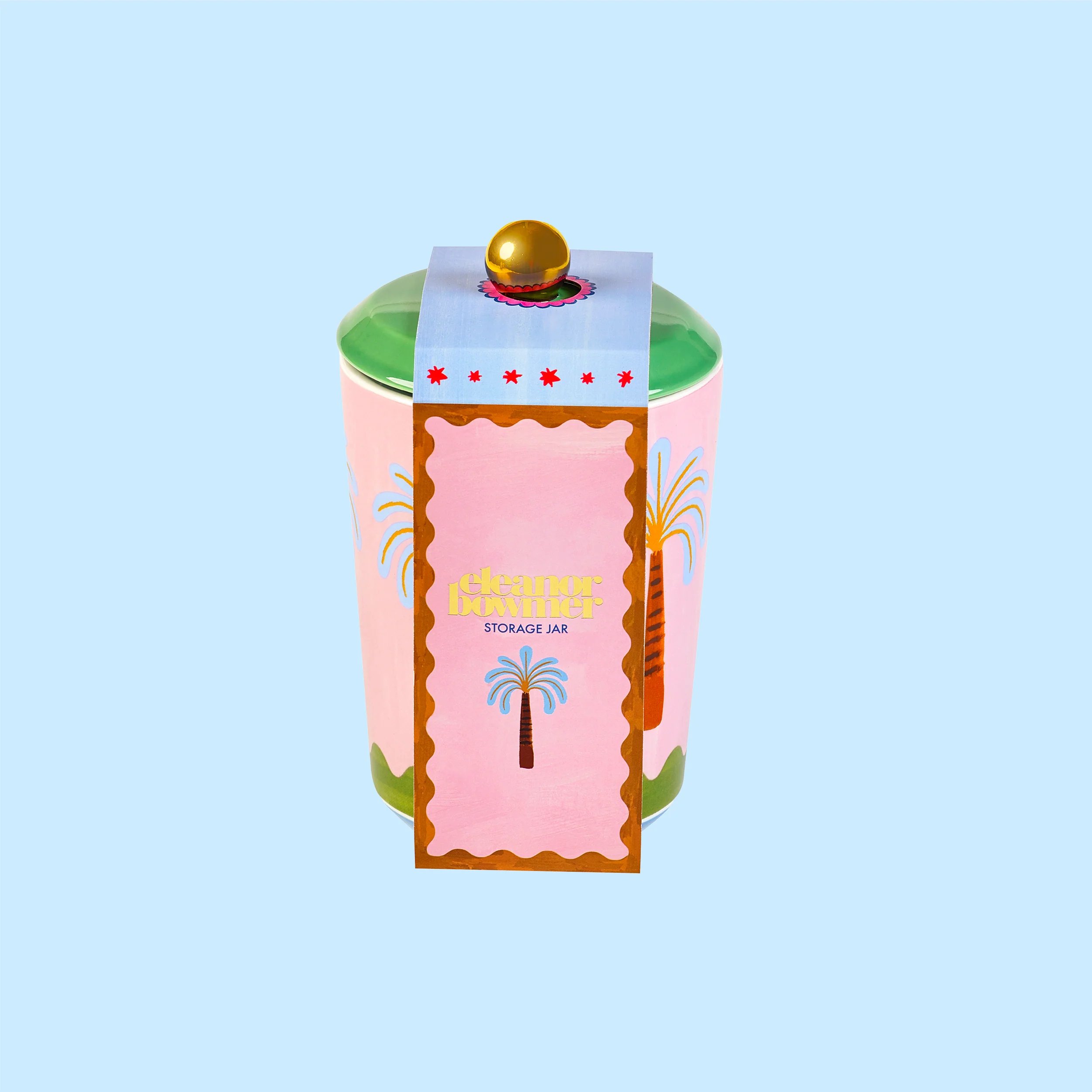 Electric Coast Palm Storage Jar - Image 2