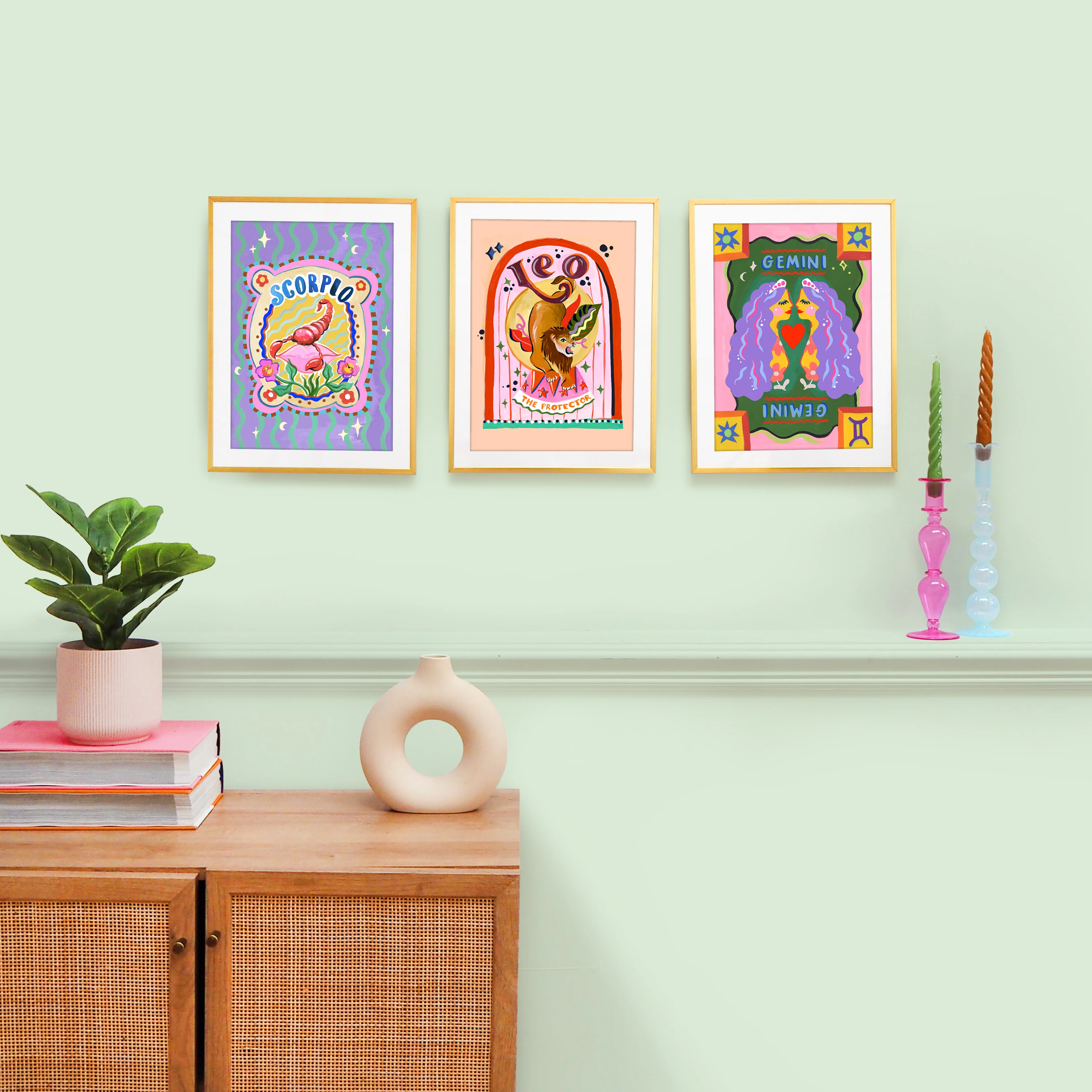 Gemini Zodiac Print - Image 3
