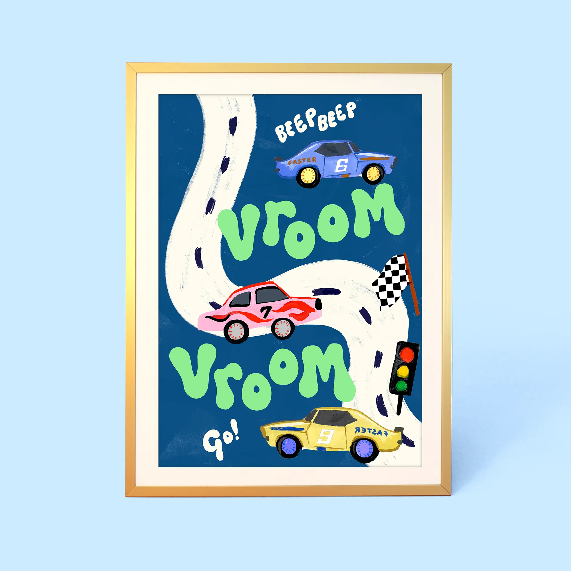 Go! Racing Car Print