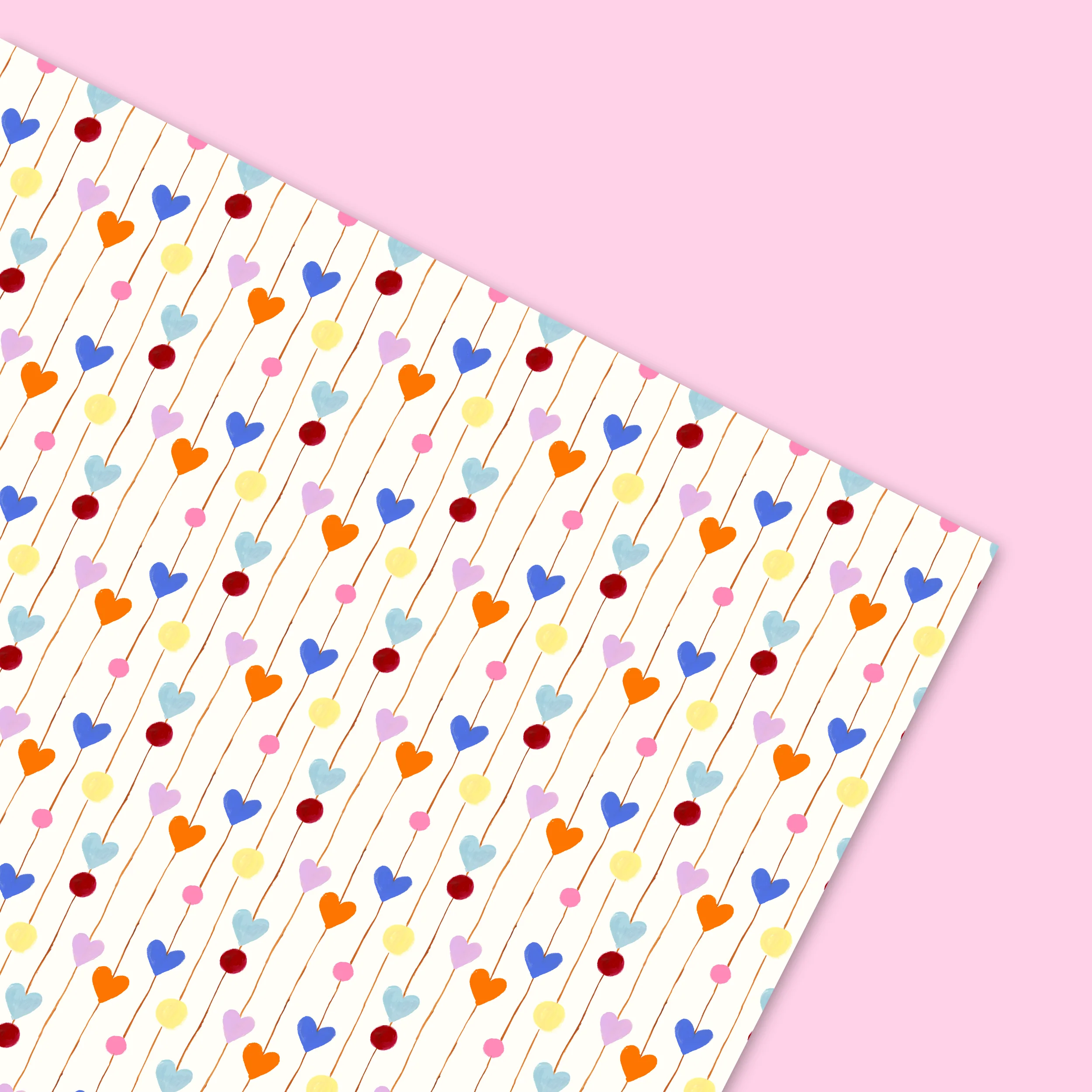 Heart Strings Gift Wrap