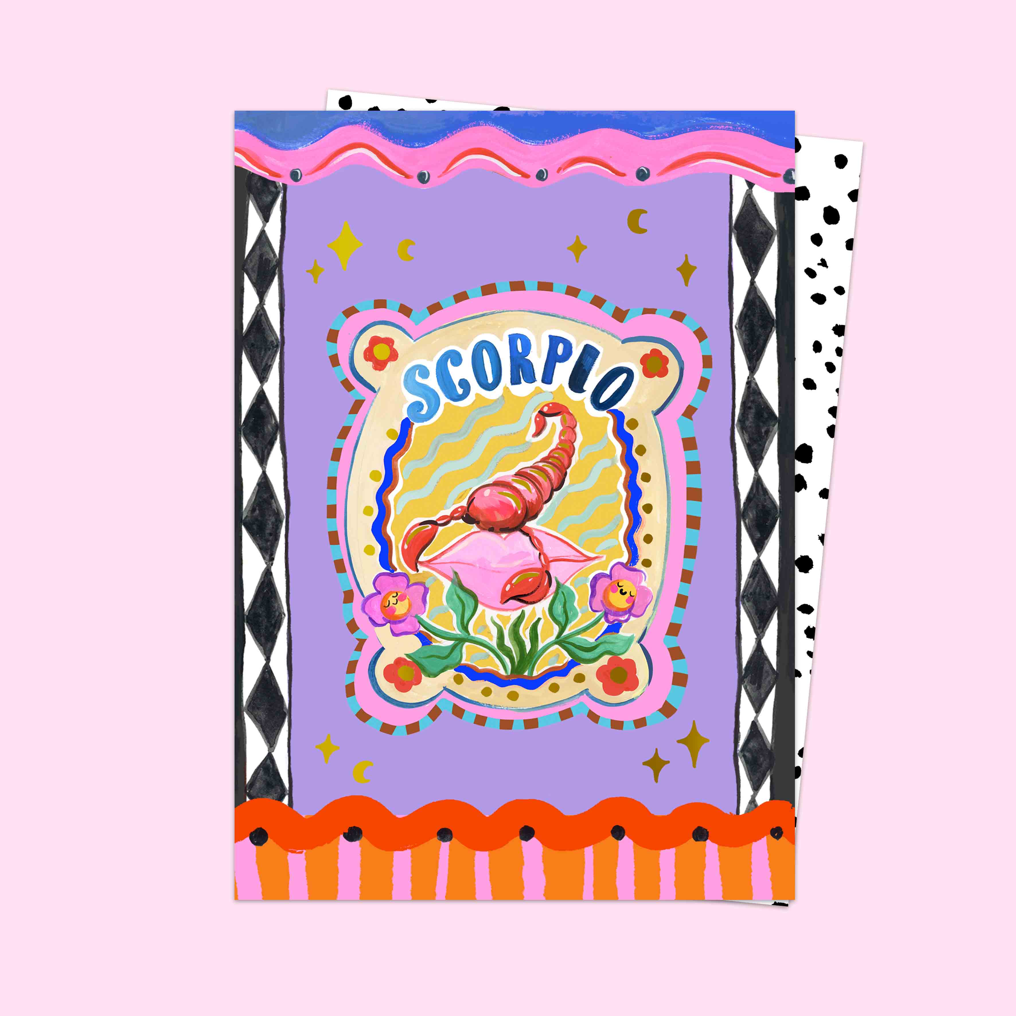 Scorpio Zodiac Card